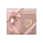 Yasin + Seccade + Tesbih Hediye Seti (Çanta Boy, Elif Vav, Pembe)