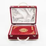 İnci Çantalı Çeyizlik Kuranı Kerim (Orta Boy, Bordo) - Görsel 2