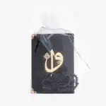 Gül Kokulu Tesbih + Yasin Hediye Seti (Çanta Boy, Tül Keseli, Siyah)