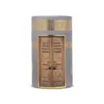 Seccade + Tesbih + Esans Hediye Seti (Kabe Desen, Gri) - Görsel 2