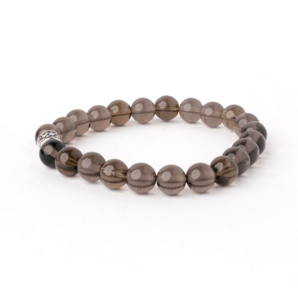 Dumanlı Kuvars Bileklik - Orijinal Doğal Taş (8 mm)