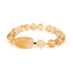 Sitrin Taşlı Bileklik - Orijinal Doğal Taş (8 mm)