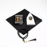 Eşarp + Takke + Esans + Tesbih + Zikirmatik Hediye Seti (Asetat Kutulu, Siyah) - Görsel 2