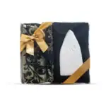 Seccade + Eşarp + Takke + Tesbih Hediye Seti (Asetat Kutulu, Siyah)