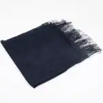 Dantelli Püsküllü Şal (Mevlid Örtüsü, 166x61 cm. Lacivert)