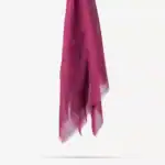 Flamlı Pamuklu Eşarp (96x96 cm. Mor)