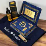 Çiftlere Özel Hediyelik Kuranı Kerim Seti Lacivert