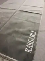 Düz Kadife Seccade Gri