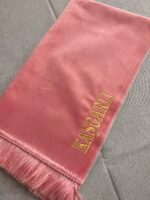 Düz Kadife Seccade Pembe