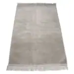 Düz Kadife Seccade (Gri)