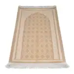 Hediyelik Çeyizlik Set - Şonil Seccade + Tesbih + Zirkirmatik + İğne Oyalı Şal + Termo Kuran (Hafız Boy, Gold) - Görsel 4