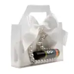 3’lü Hediyelik Set (Takke + Tesbih + Esans) – 33’lü Beyaz - Görsel 2