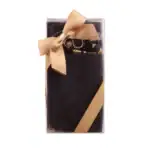 Kadife Kur'an Hediye Seti 4'lü - Eşarp, Tesbih, Zikirmatik(Soğuk Baskı, Büyük Cep Boy , Siyah)