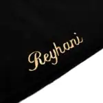 Kadınlara Özel İsimli Düz Kadife Seccade (Siyah)