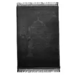 Peluş Seccade (Siyah)