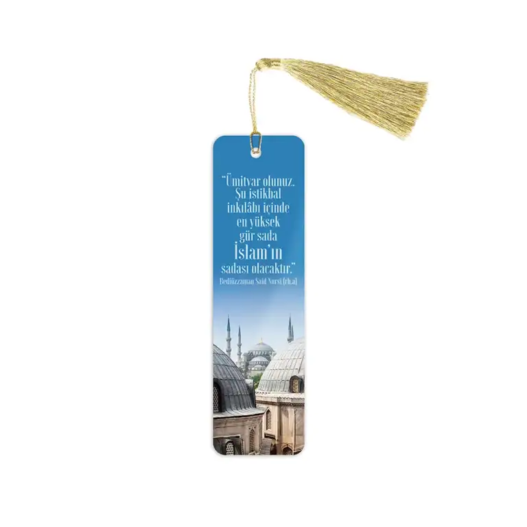 sultanahmet camii temalı kitap ayracı