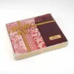 3 Parça Hediyelik Set Seccade ve Tesbih Bordo