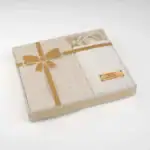 3 Parça Hediyelik Set Seccade ve Tesbih Krem