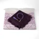 3 Parça Hediyelik Set Seccade ve Tesbih Mor - Görsel 3