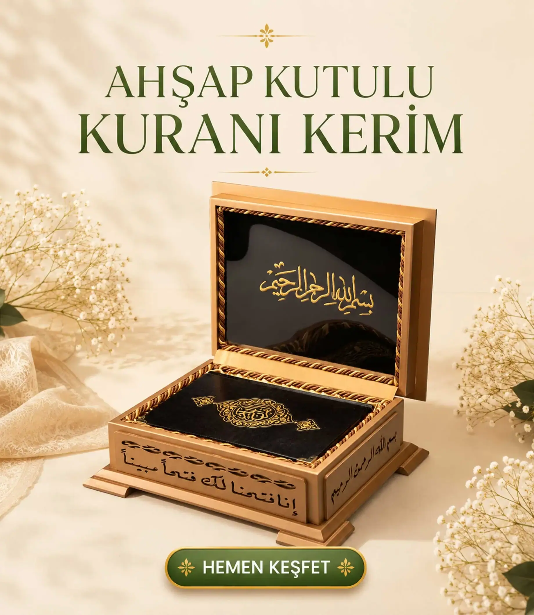 ahsap kutulu kurani kerim ana sayfa kapak