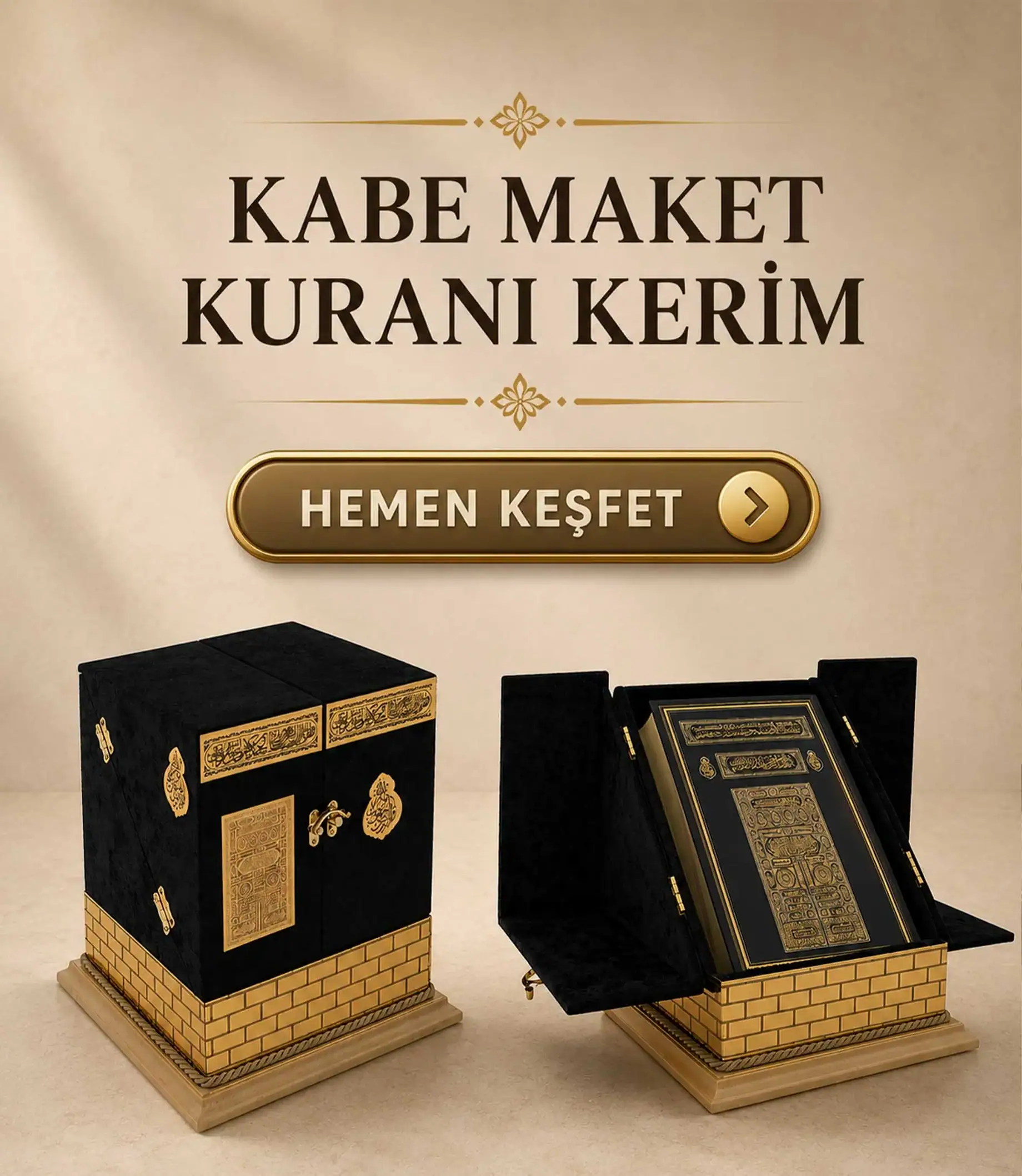 kabe maket kurani kerim ana sayfa kapak